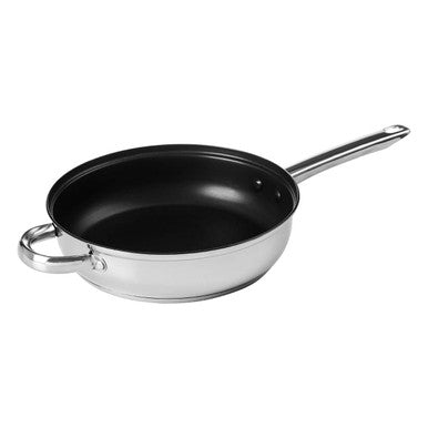 Crosse 26cm Black Non-Stick Frying Pan with Glass Lid