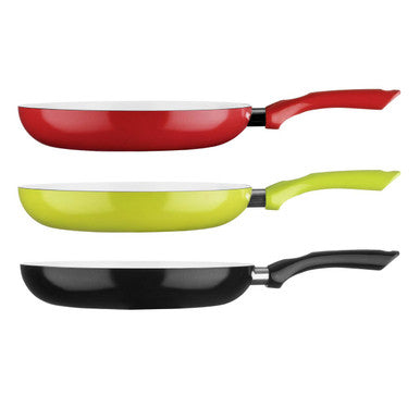 Ecocook 28cm Lime Green Ceramic Non-Stick Frying Pan