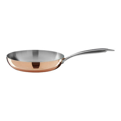 Minerva 24cm Tri-Ply Copper Finish Stainless Steel Frying Pan