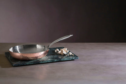 Minerva 24cm Hammered Copper Finish Stainless Steel Frying Pan
