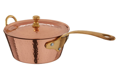 Cyprus Hammered Copper Mini Saucepan Serving Dish