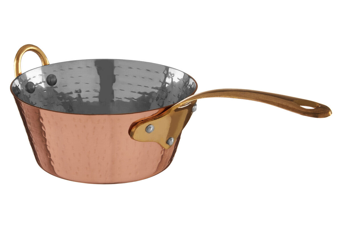 Cyprus Hammered Copper Mini Saucepan Serving Dish