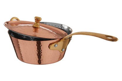 Cyprus Hammered Copper Mini Saucepan Serving Dish