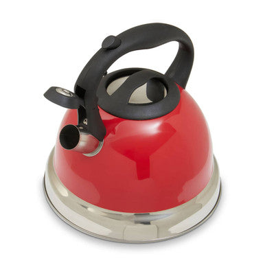 Zion Red 3 Litre Whistling Kettle