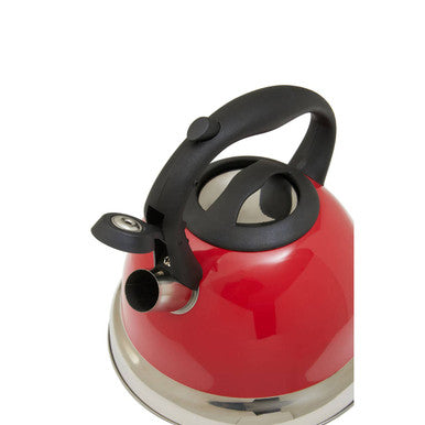 Zion Red 3 Litre Whistling Kettle