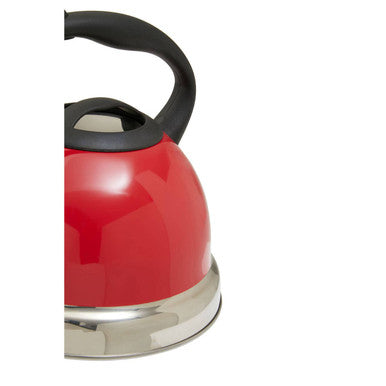 Zion Red 3 Litre Whistling Kettle