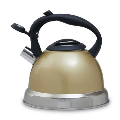 Zion Light Gold 3 Litre Whistling Kettle