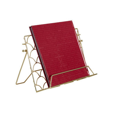 Vertex Deco Matte Gold Cookbook Stand