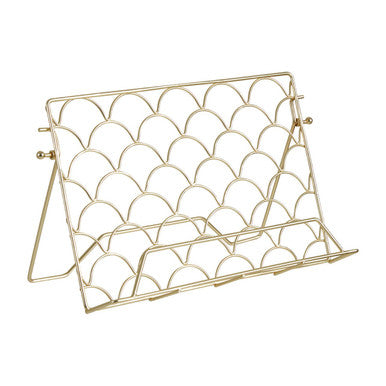 Vertex Deco Matte Gold Cookbook Stand