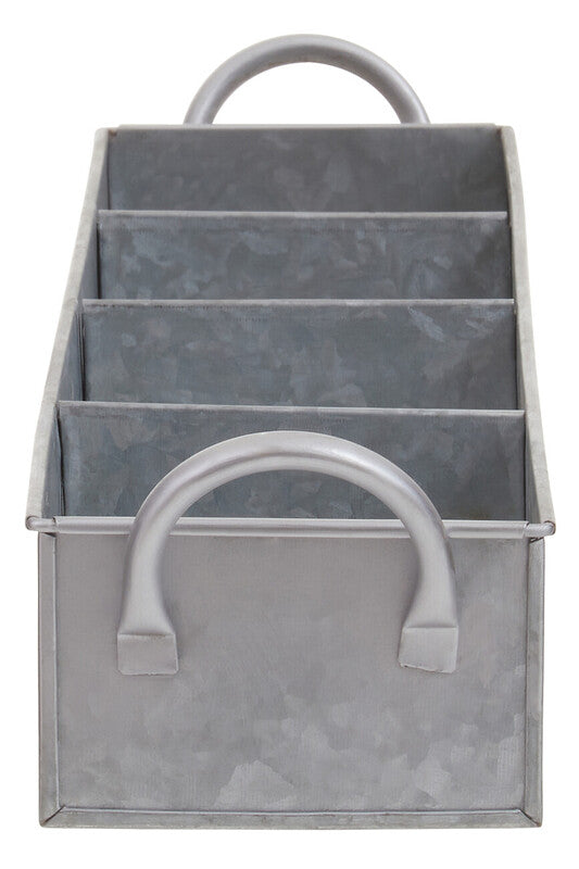 Drummond 4 Compartment Galvanised Steel Rectangular Tray