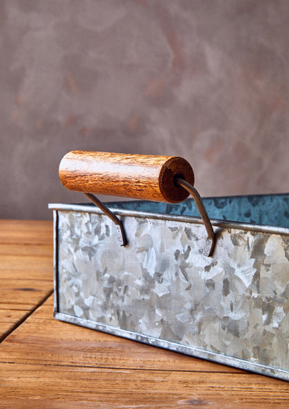 Drummond Galvanised Steel Rectangular Tray