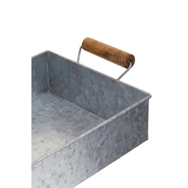 Drummond Galvanised Steel Rectangular Tray