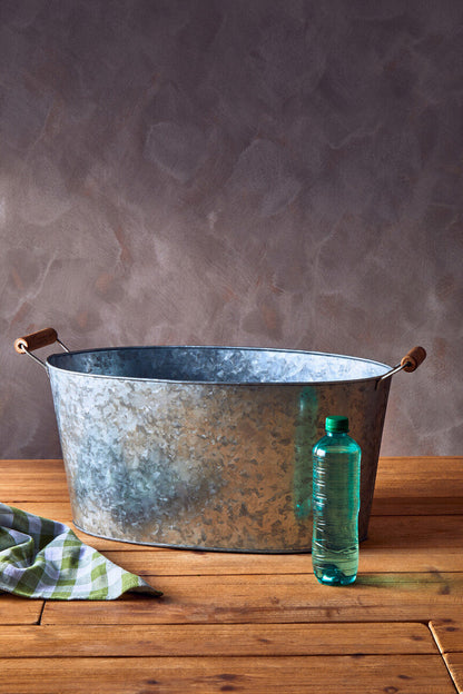 Drummond Large Boat Shape Galvanised Steel Tray