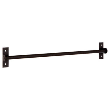 Sorello Matt Black Hanging Rail | Iron Wall Clothes Rail