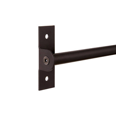 Sorello Matt Black Hanging Rail | Iron Wall Clothes Rail