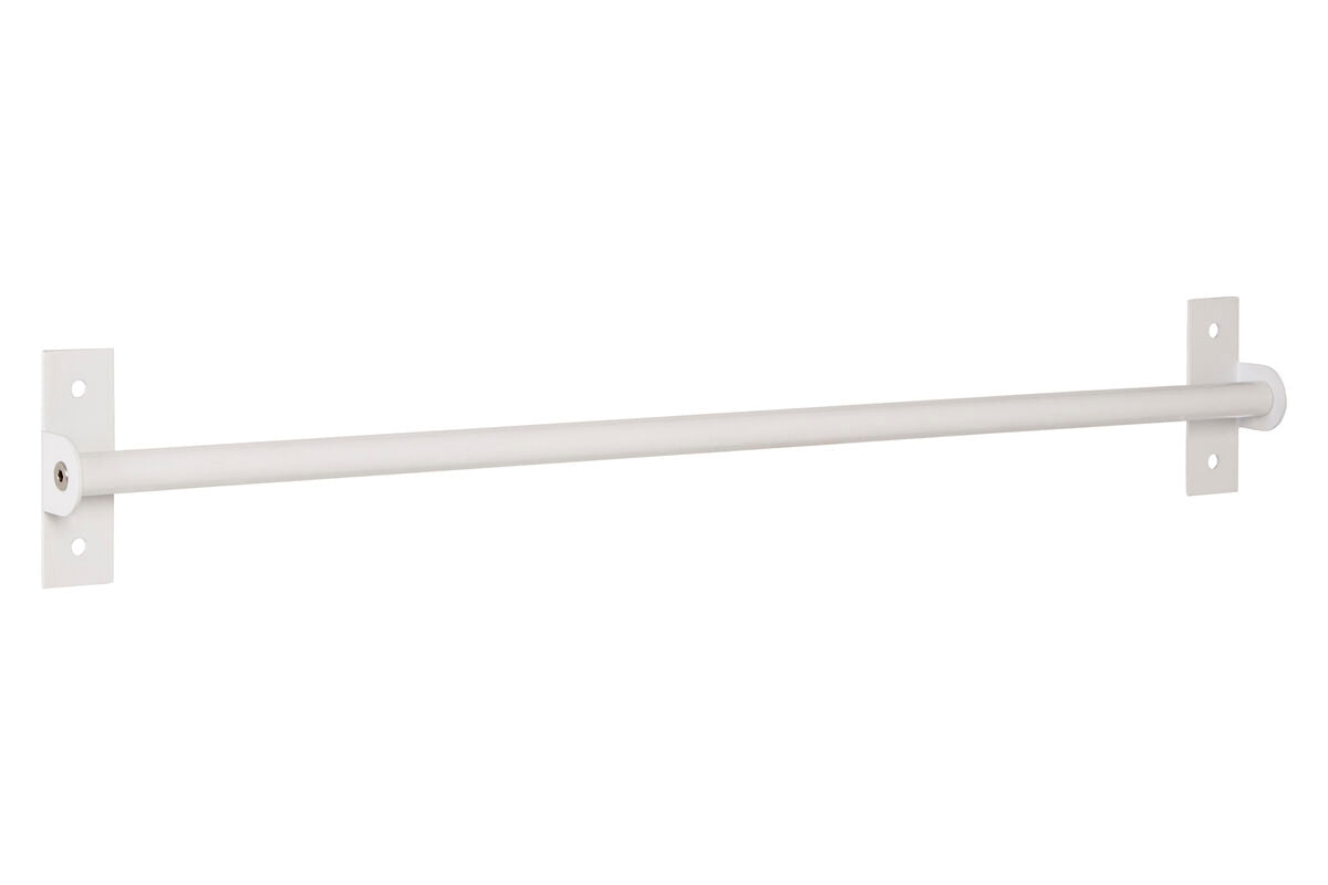 Sorello White Hanging Rail | Iron Wall Clothes Rail