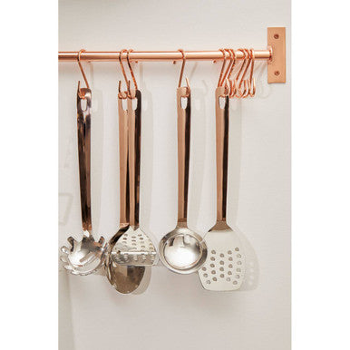 Sorello Rose Gold Hanging Rail | Iron Wall Rail