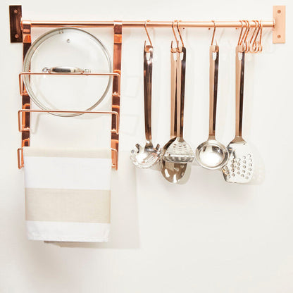 Sorello Rose Gold Hanging Rail | Iron Wall Rail