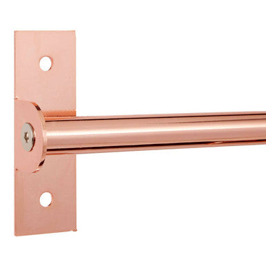 Sorello Rose Gold Hanging Rail | Iron Wall Rail