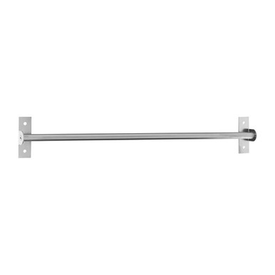 Sorello Brushed Chrome Hanging Rail | Iron Wall Clothes Rail