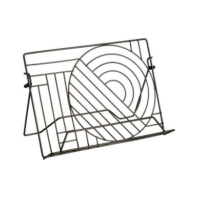 Vertex Black Nickel Finish Cookbook Stand