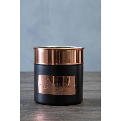 Prescott Charcoal And Copper Sugar Canister