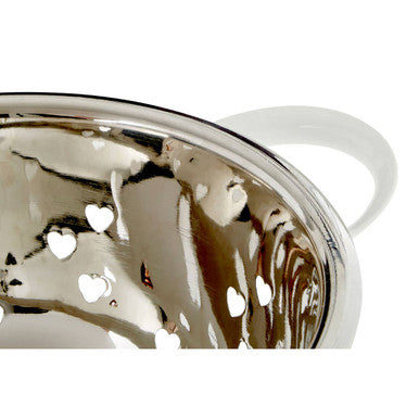 Hollis Hearts Design Ivory Colander