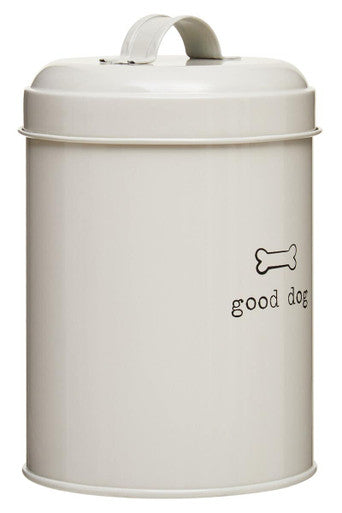 Adore Pets Grey Dog Food Storage Canister