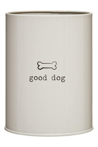 Adore Pets Grey Dog Food Storage Canister