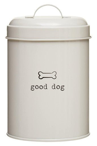 Adore Pets Grey Dog Food Storage Canister