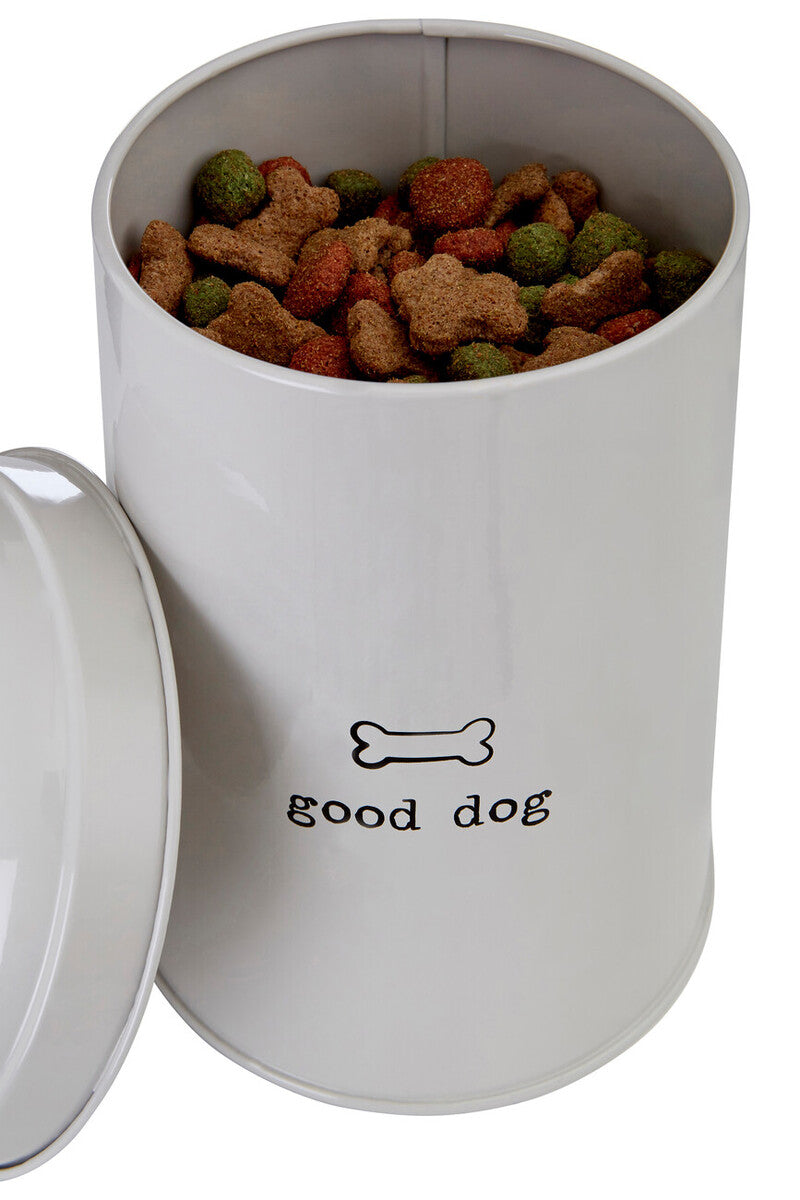 Adore Pets Grey Dog Food Storage Canister