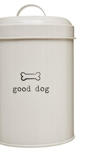 Adore Pets Grey Dog Food Storage Canister
