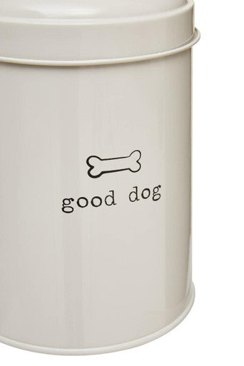 Adore Pets Grey Dog Food Storage Canister