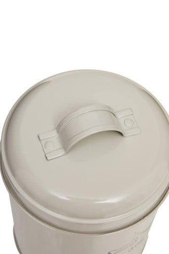 Adore Pets Grey Dog Food Storage Canister