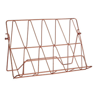 Vertex Copper Finish Cookbook Stand