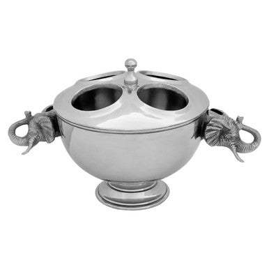 4 Bottles Elephant Wine Cooler with Lid | Yala