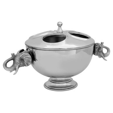 4 Bottles Elephant Wine Cooler with Lid | Yala