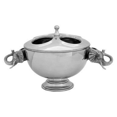 4 Bottles Elephant Wine Cooler with Lid | Yala