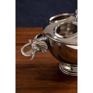 4 Bottles Elephant Wine Cooler with Lid | Yala