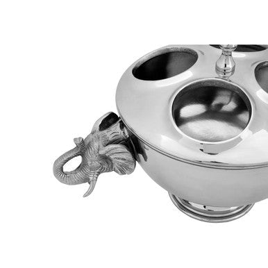 4 Bottles Elephant Wine Cooler with Lid | Yala