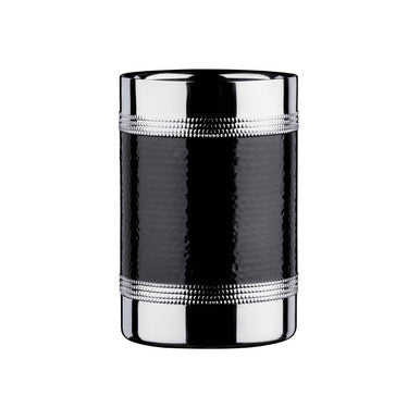 Mixology Hammered Black Band Bottle Cooler