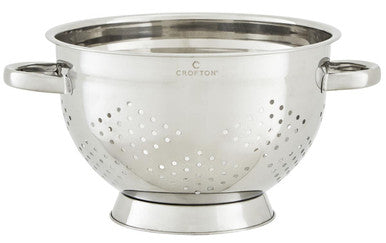 Farmhouse Large Stainless Steel Colander