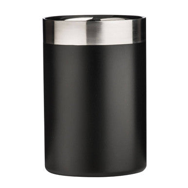 Mixology Hammered Black Band Bottle Cooler