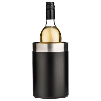 Mixology Hammered Black Band Bottle Cooler
