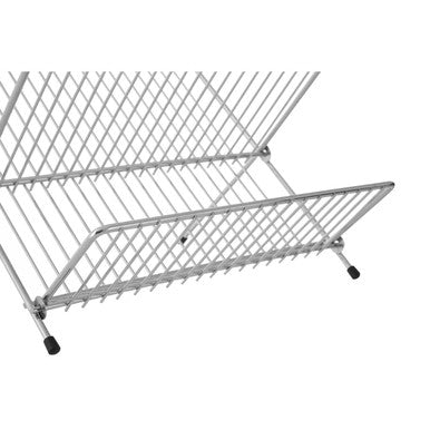 Small Chrome Folding Dish Drainer | Laurie