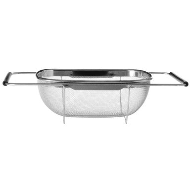 Over Sink Drainer with Extendable Black Handles | Zenigo