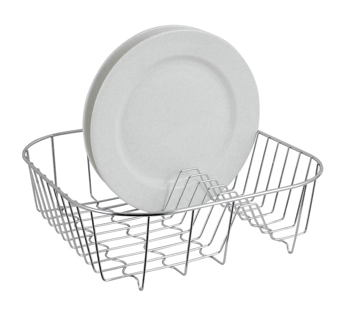 Small Square Chrome Wire Dish Drainer | Laurie