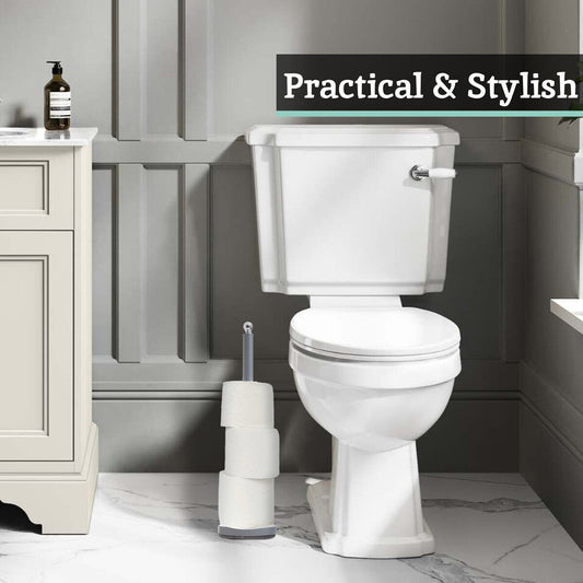 Adler Grey Toilet Roll Holder