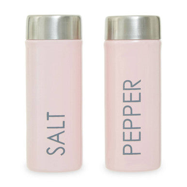 Liberty Light Pink Enamel Salt And Pepper Set