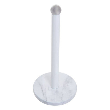Easton White Marble Effect Kitchen Roll Holder